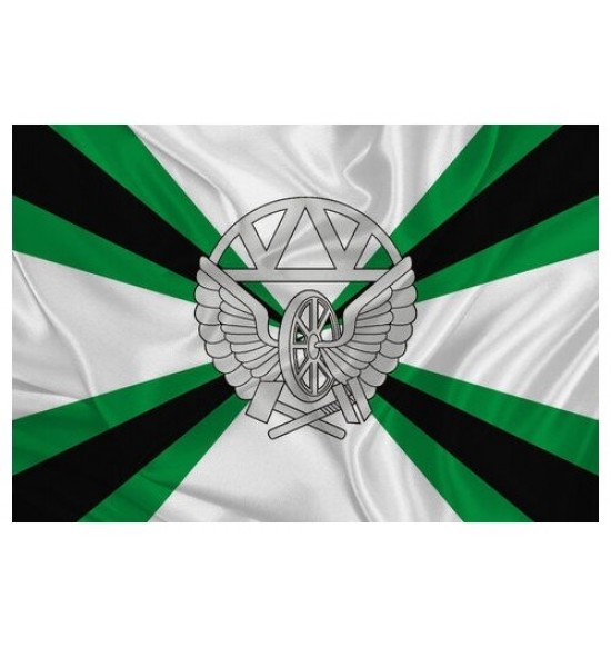 Полотно Флага Войска ЖДВ РФ (145 см на 90 см )