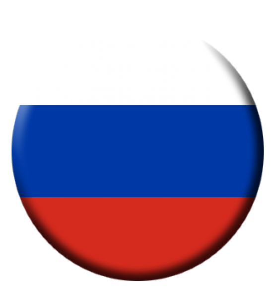 Значок закатной D56 "флаг России"