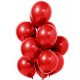 Воздушные шары 9 мая, Воздушный шар латексный 10", металлик, 50 шт/упак. Красный,  (50 шт.), 3.36 р. за 1 шт.