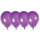 Воздушные шары 9 мая, Воздушный шар латексный 10", стандарт (ПАСТЕЛЬ), 50 шт/упак. Фиолетовый,  (50 шт.), 2.88 р. за 1 шт.