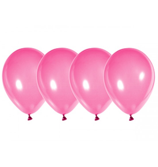 Воздушные шары 9 мая, Воздушный шар латексный 10", стандарт люкс (ПАСТЕЛЬ), 50 шт/упак. Розовый