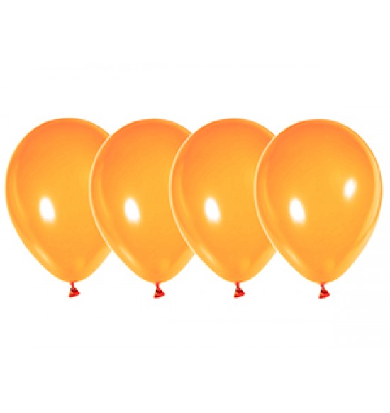 Воздушные шары 9 мая, Воздушный шар латексный 10", перламутр, 50 шт/упак. Оранжевый