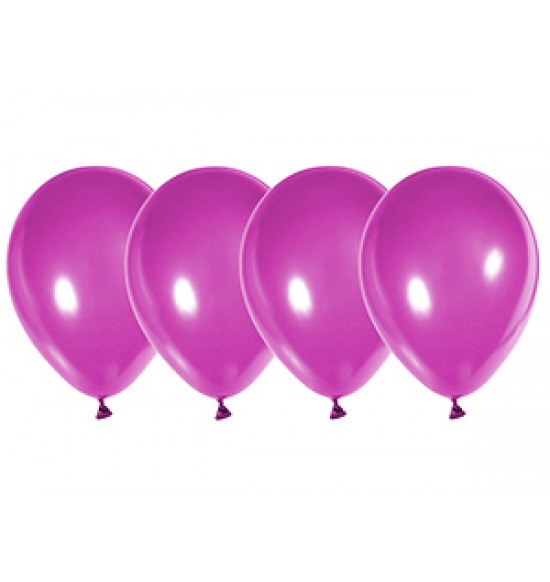 Воздушные шары 9 мая, Воздушный шар латексный 12", кристалл, 50 шт/упак.Пурпурный,  (50 шт.), 4.8 р. за 1 шт.
